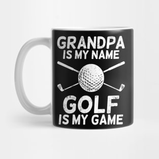 Golfing Grandpa Golf Grandfather Golfer Gift Mug